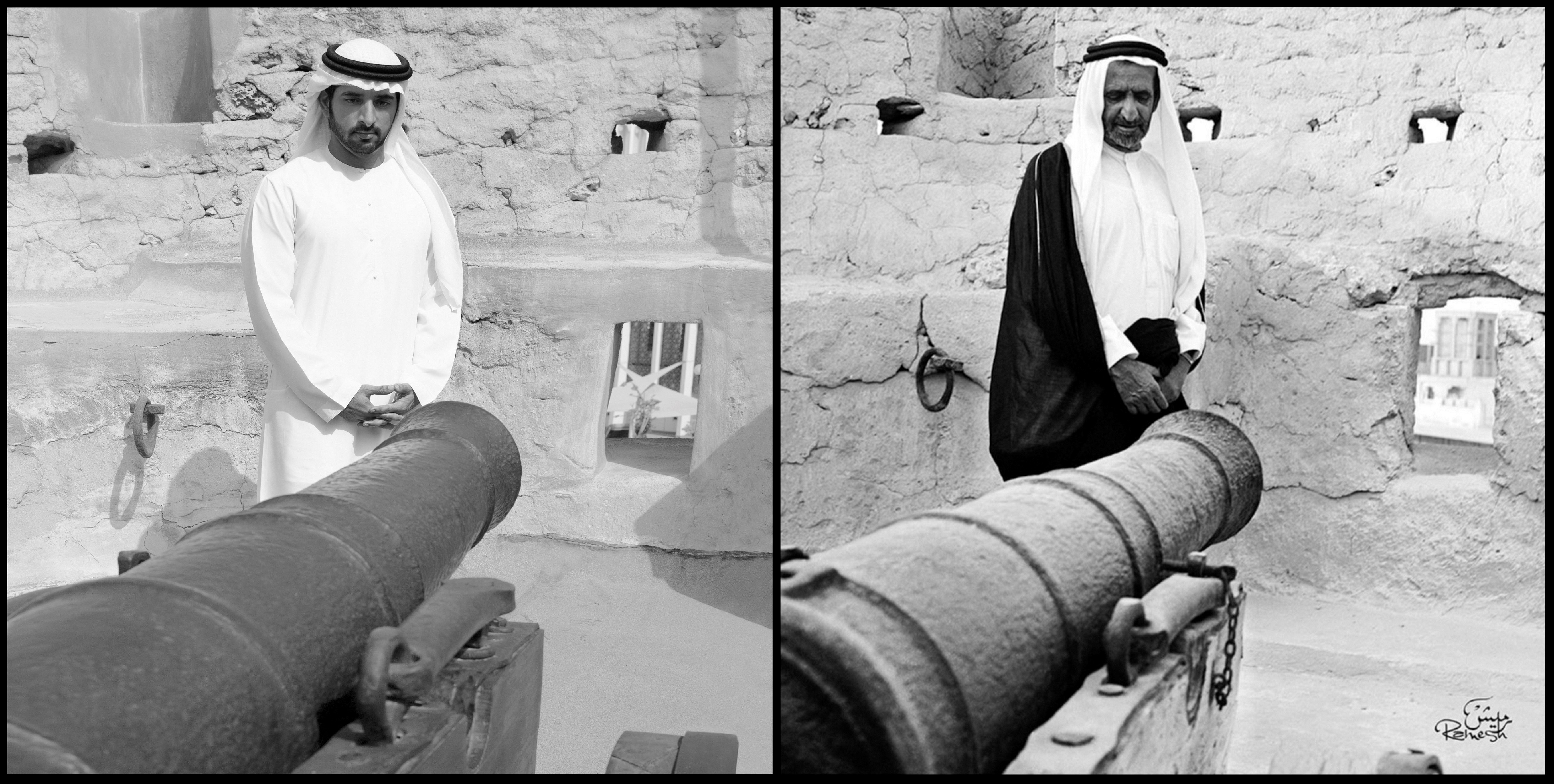Hamdan bin Mohammed launches rehabilitation project of Al Fahidi Fort