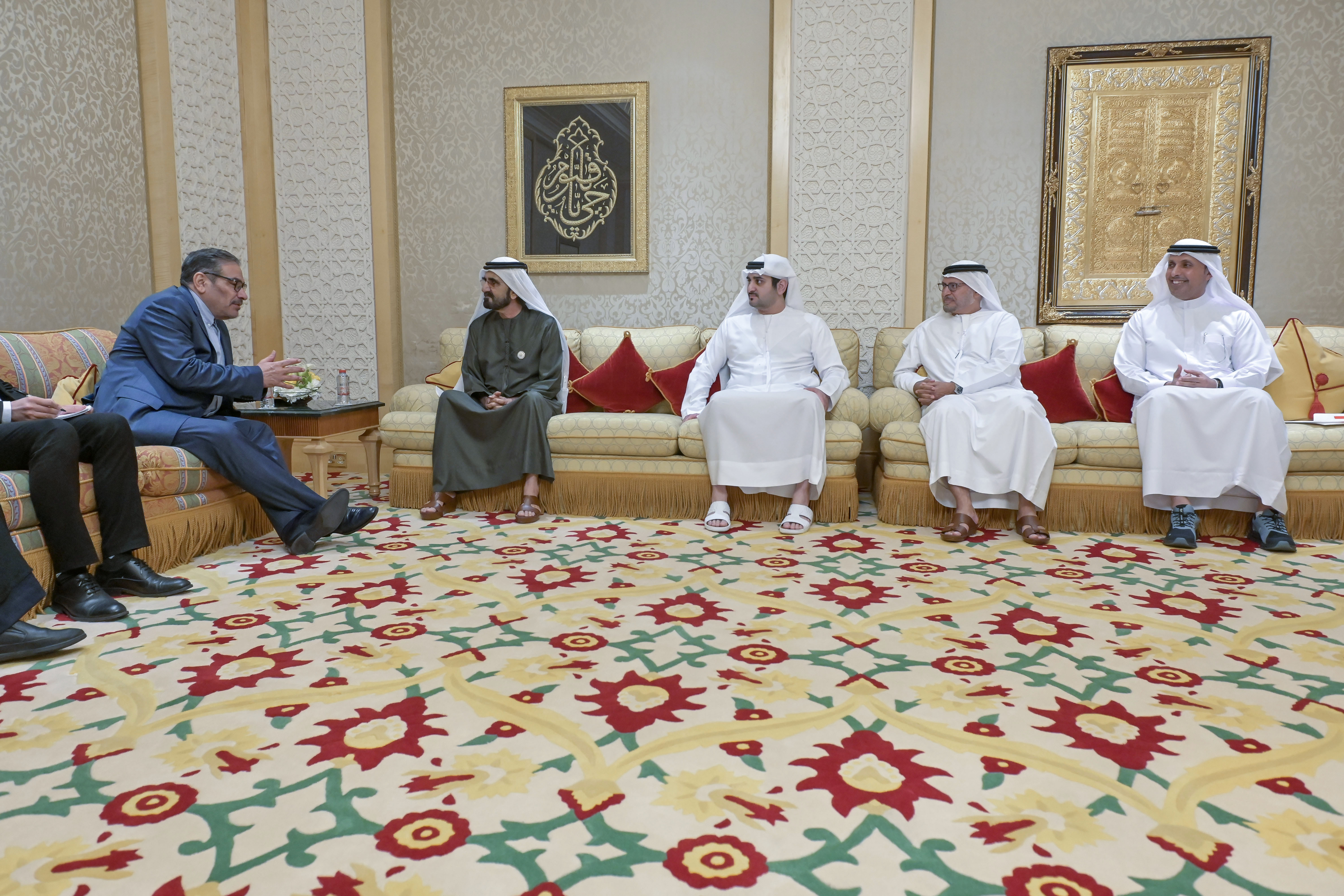 Mohammed bin Rashid meets with Secretary of Iran’s Supreme National Security Council
