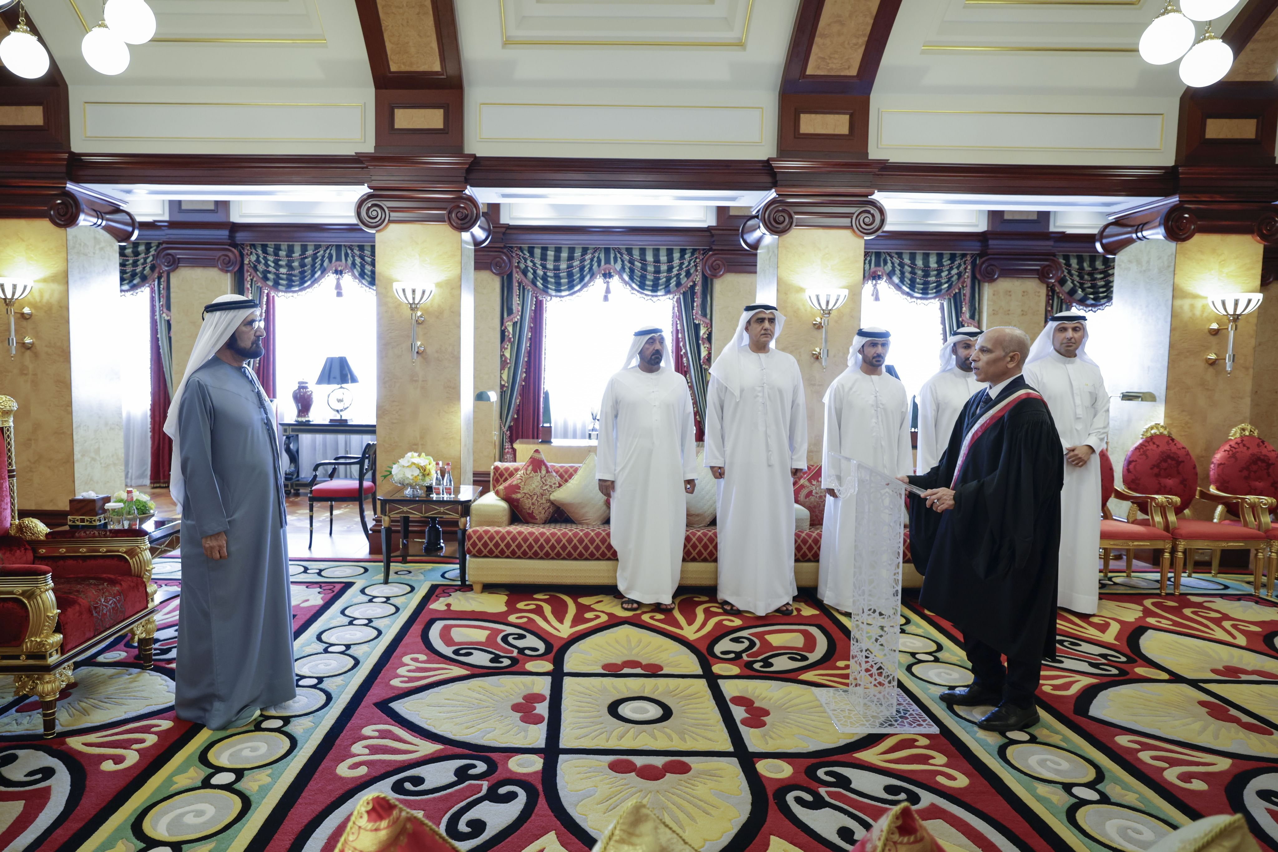 Mohammed bin Rashid presides over swearing-in ceremony of new judges of Dubai Courts
