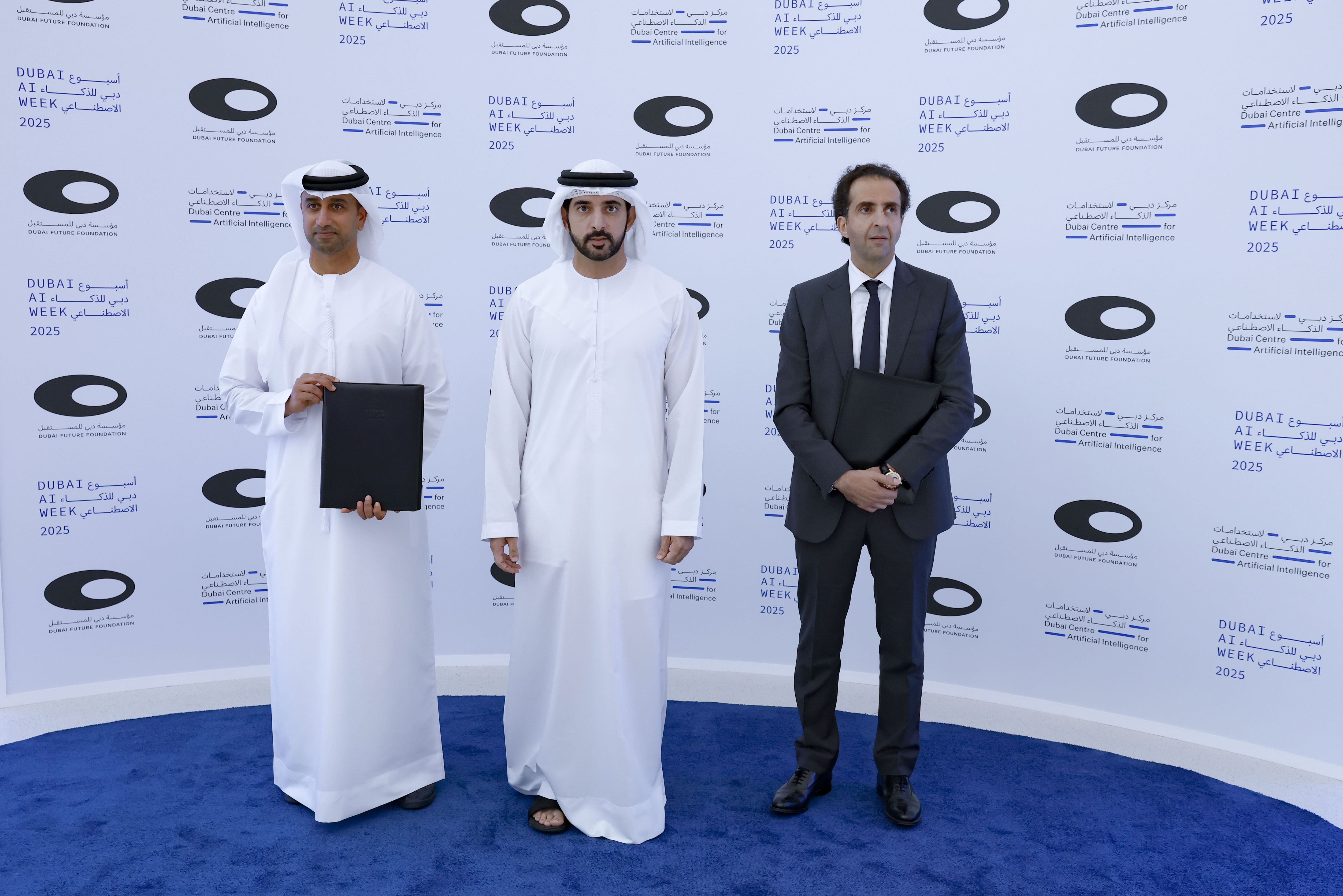 Hamdan bin Mohammed witnesses announcement of AED2 billion hyperscale data centre at Dubai AI Week 2025