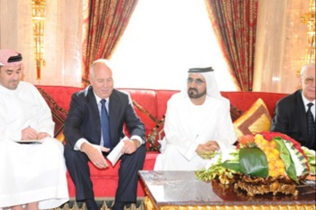 Mohammed bin Rashid receives the Russian Technologies State Corporation