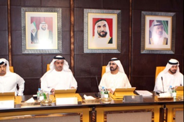 Mohammed bin Rashid chairs a cabinet meeting