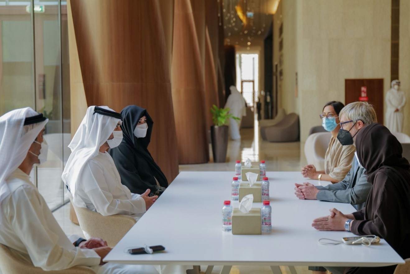 Maktoum bin Mohammed meets Director General of the International Council of Museums