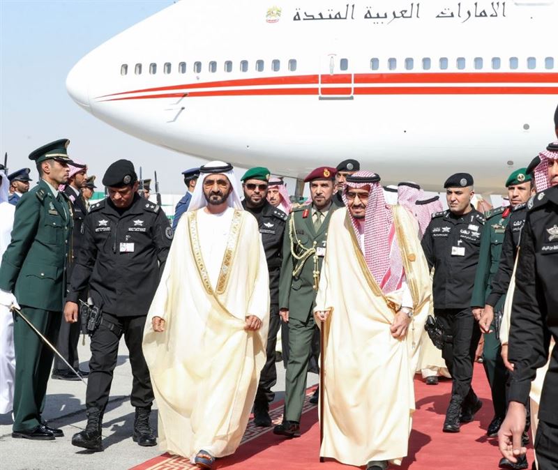 Mohammed bin Rashid arrives in Saudi Arabia to attend GCC Summit