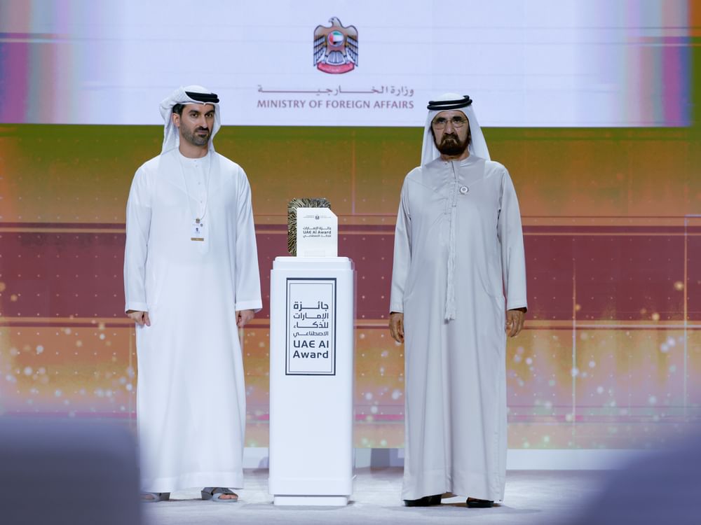 Mohammed bin Rashid honours winners of UAE AI Award during UAE Government Annual Meeting