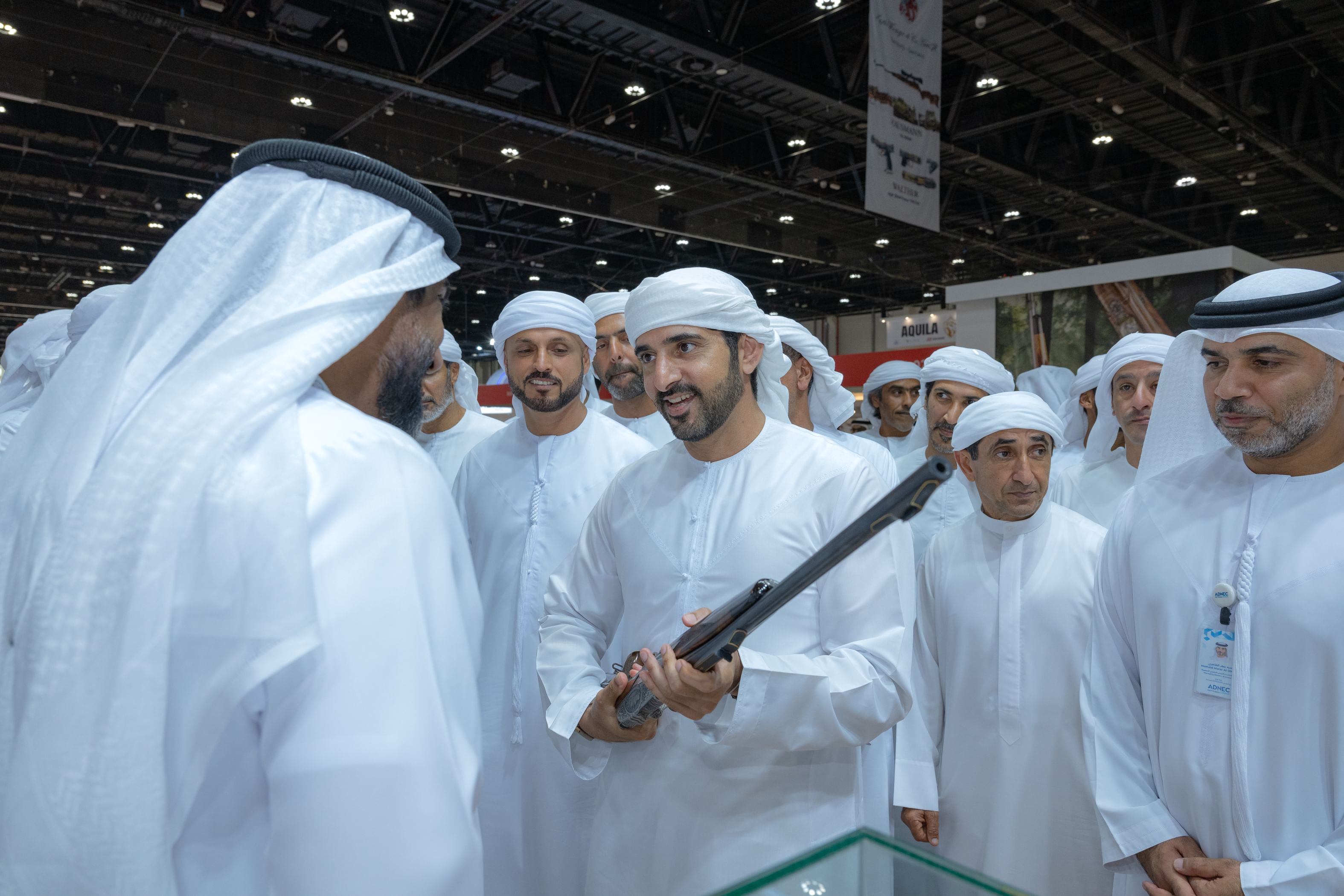 Hamdan bin Mohammed visits ADIHEX 2025