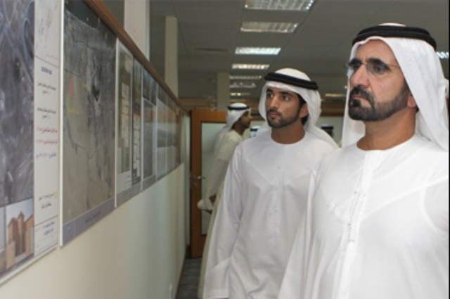 Mohammed bin Rashid visits government departments