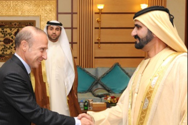 Mohammed bin Rashid receives foreign envoys