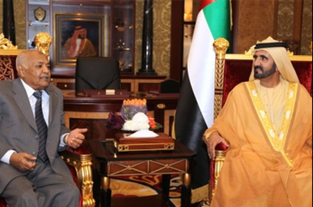 Mohammed bin Rashid Receives Yemeni Prime Minister 