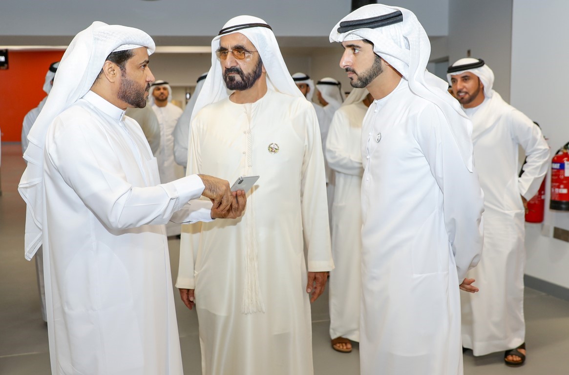 Mohammed bin Rashid visits Dubai Arena