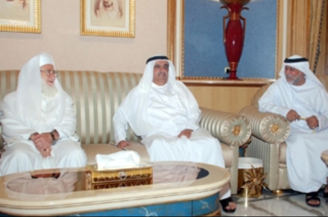 Hamdan Bin Rashid receives Sheikh Mohammed Ali Al Sabooni 