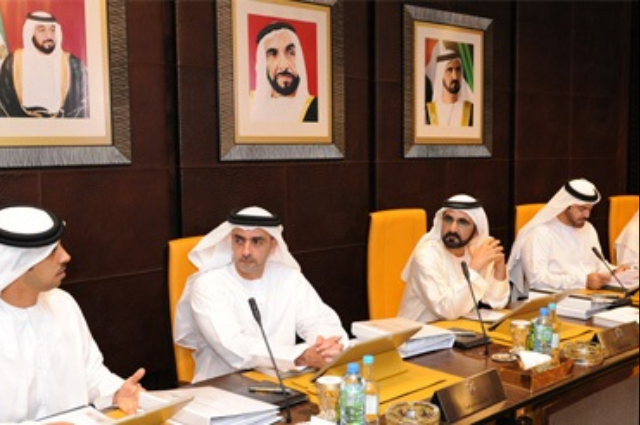 Mohammed bin Rashid chairs a cabinet meeting