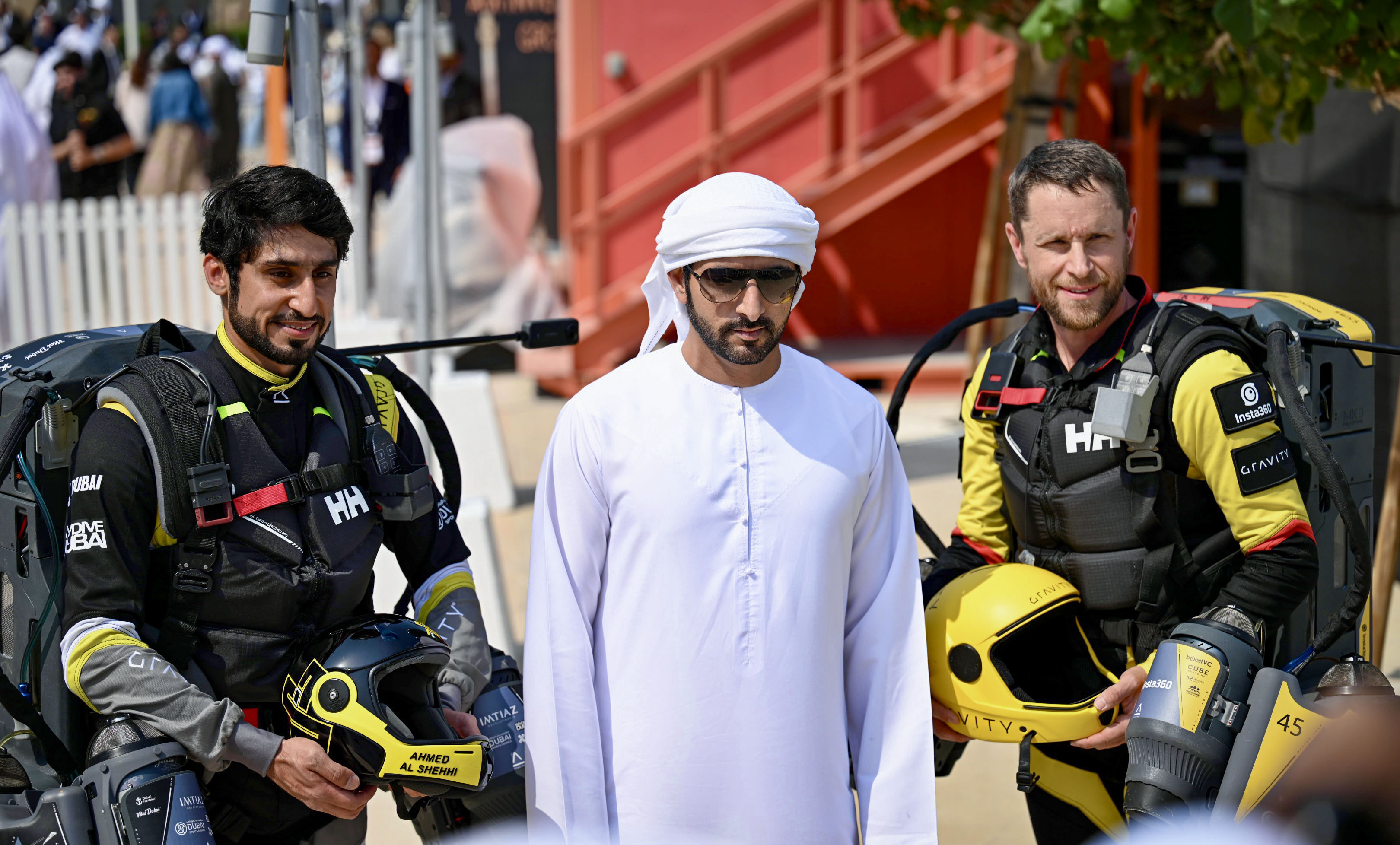 Hamdan bin Mohammed attends trailblazing Dubai Jet Suit Championship