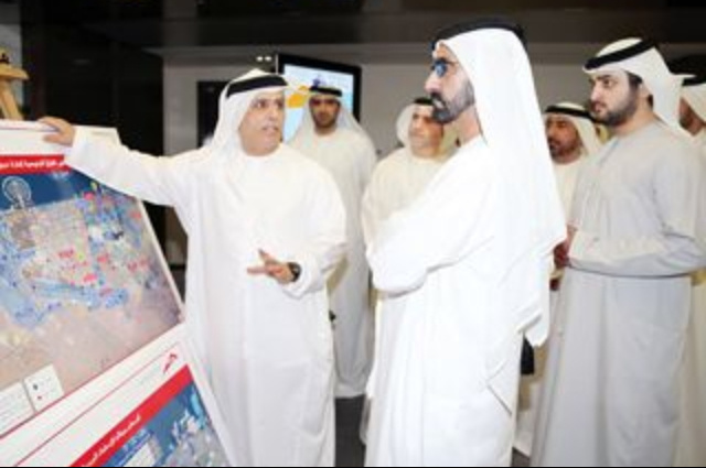 Mohammed Bin Rashid attends the brief on several projects of RTA