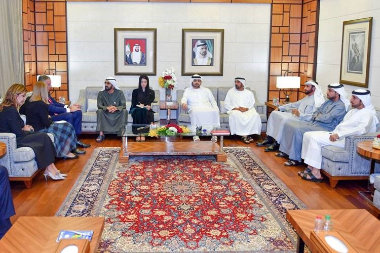 Mohammed bin Rashid receives President of Montenegro