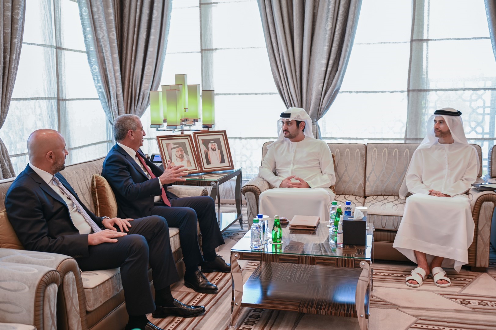 Maktoum bin Mohammed meets with CEO of Moelis & Company
