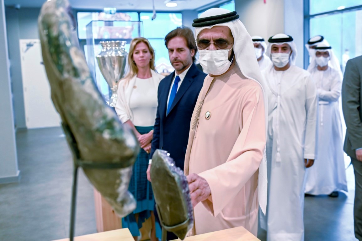 Mohammed bin Rashid, President of Uruguay discuss expanding economic partnership