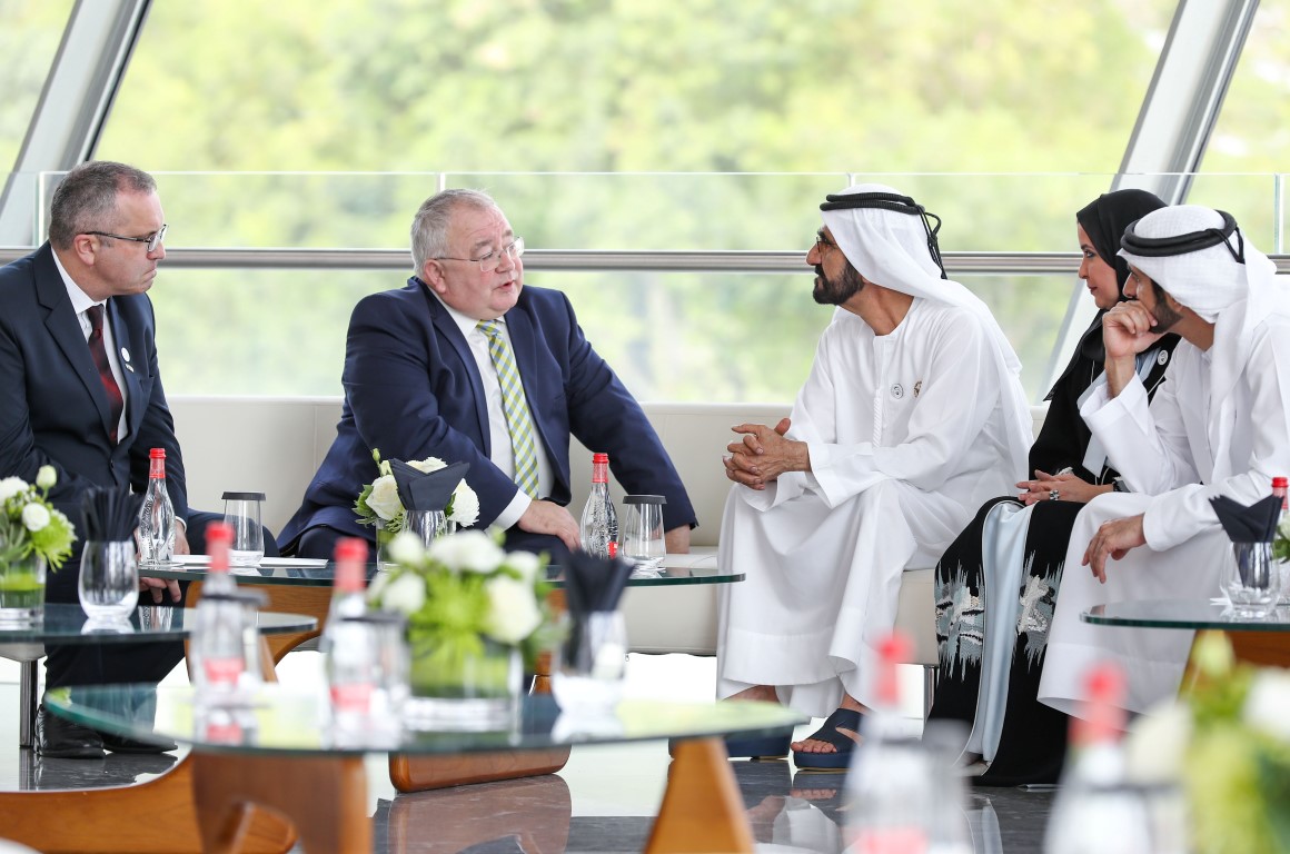 Mohammed bin Rashid meets Irish Parliament Speaker