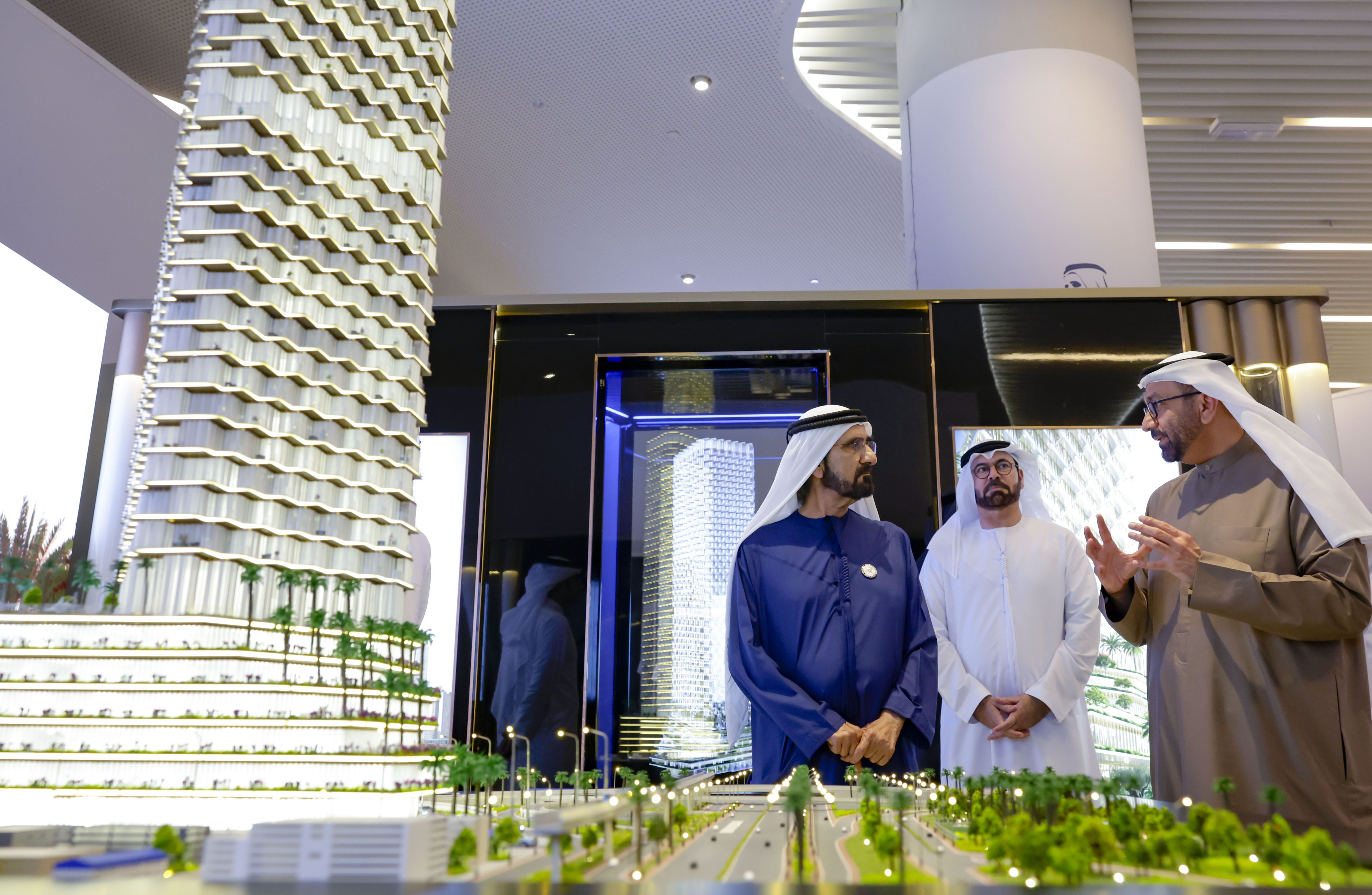 Mohammed bin Rashid reviews plans for the AED 800 million ‘1 Billion Meals Endowment’ tower
