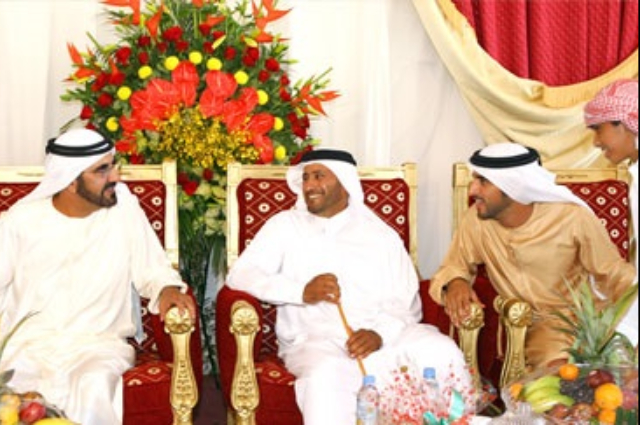 Mohammed bin Rashid Attends a Lunch Banquet Hosted by a UAE National