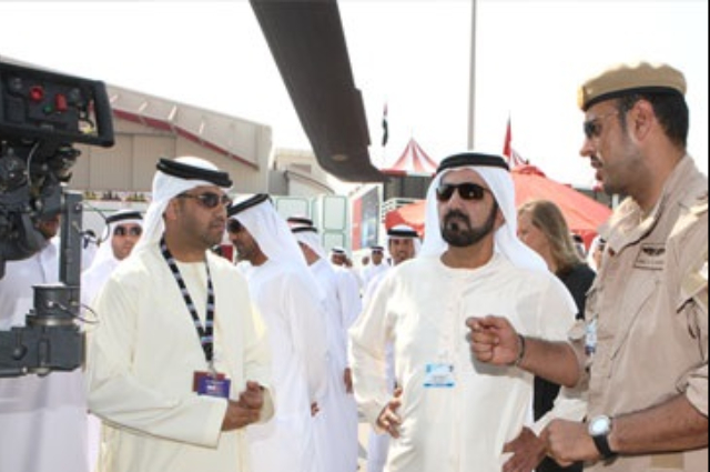 Mohammed Bin Rashid visits Dubai Airshow 