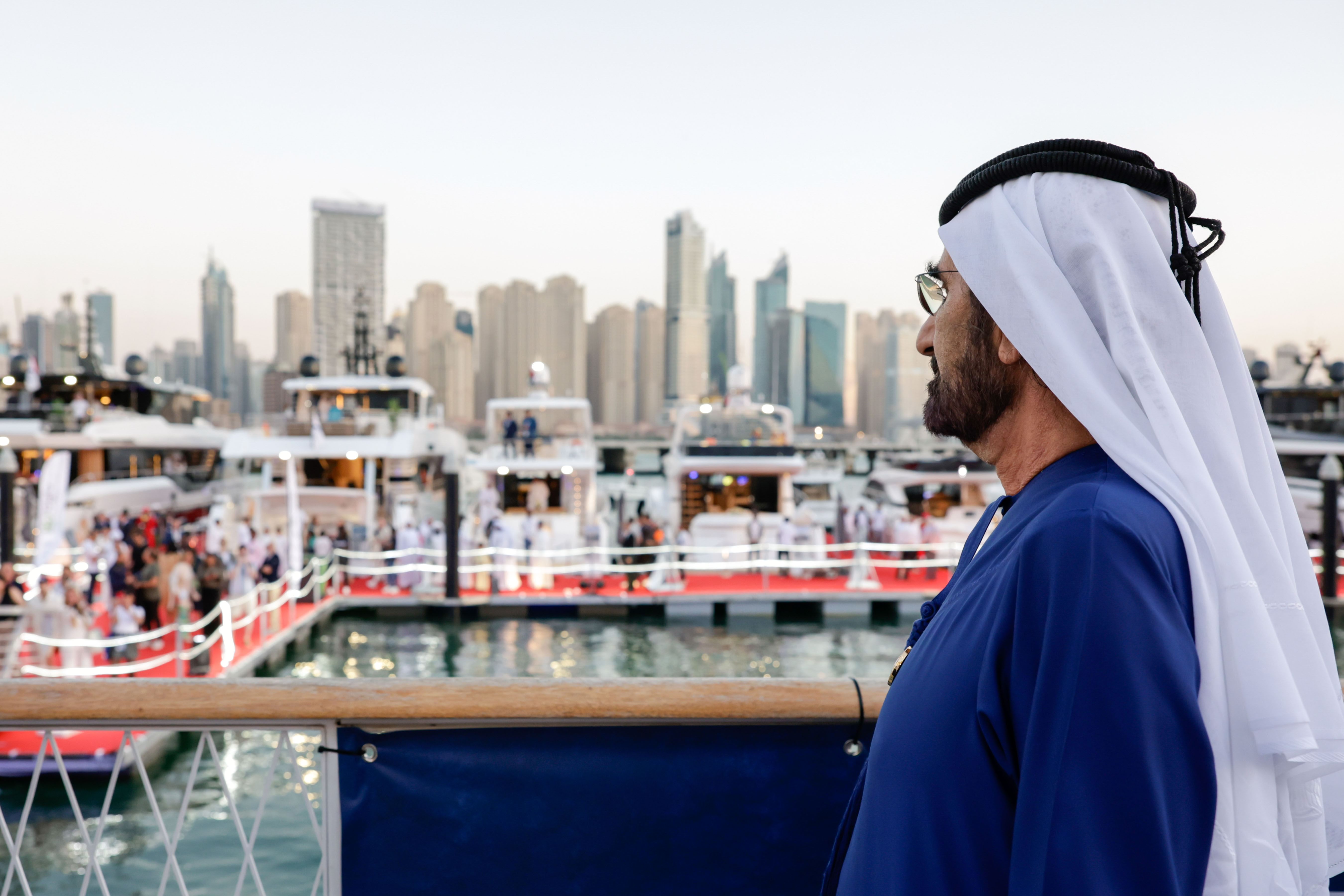 Mohammed bin Rashid visits 30th edition of Dubai International Boat Show