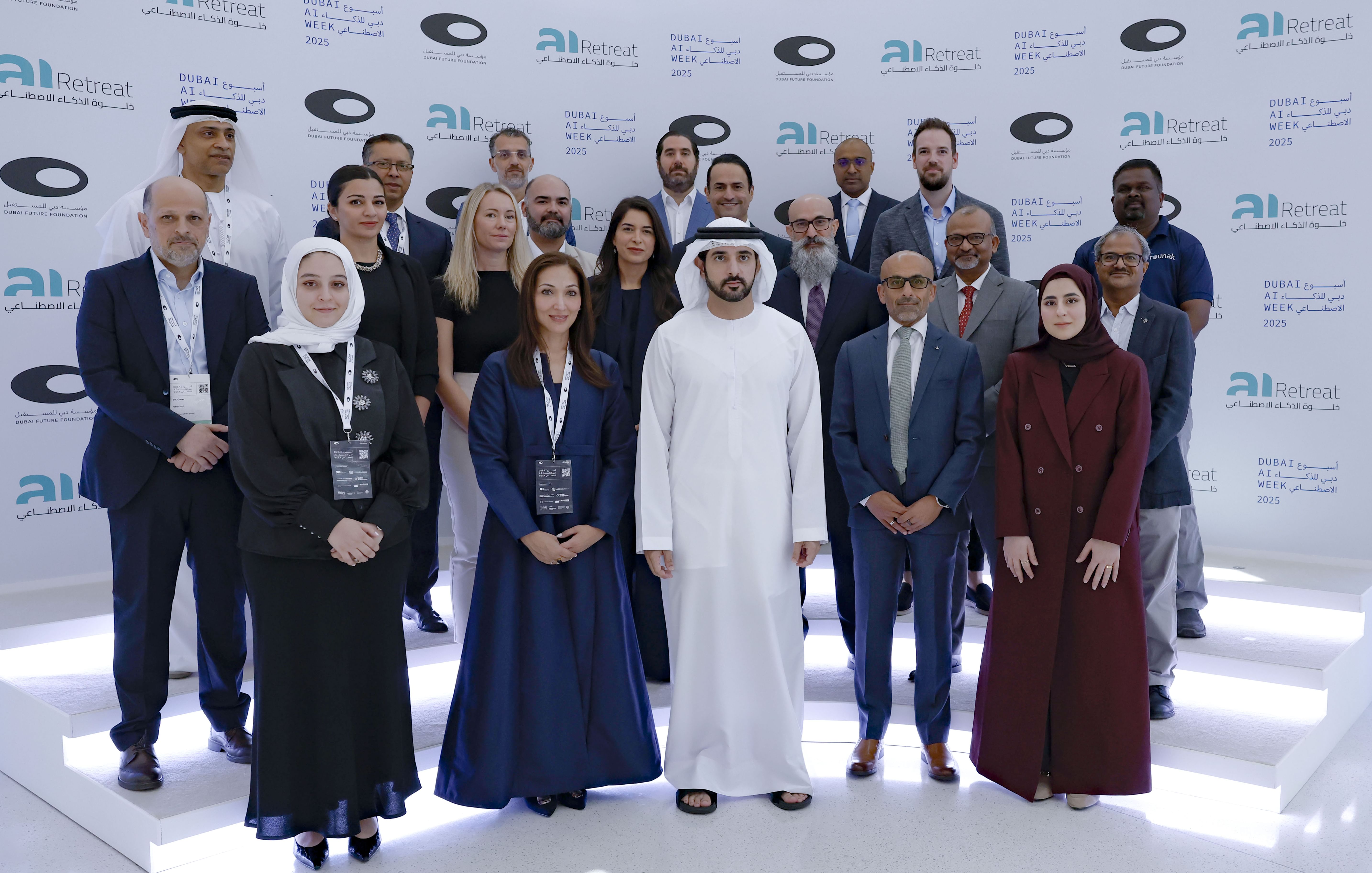 Hamdan bin Mohammed meets with first batch of companies granted Dubai AI Seal at Dubai AI Week