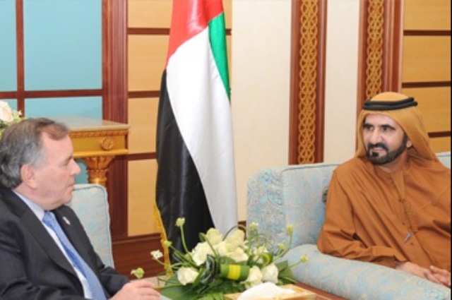 Mohammed bin Rashid receives Chicago Mayor