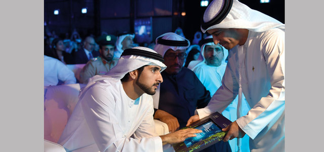 حمدان بن راشد يستقبل ولي عهد دوقية لوكسمبورغ