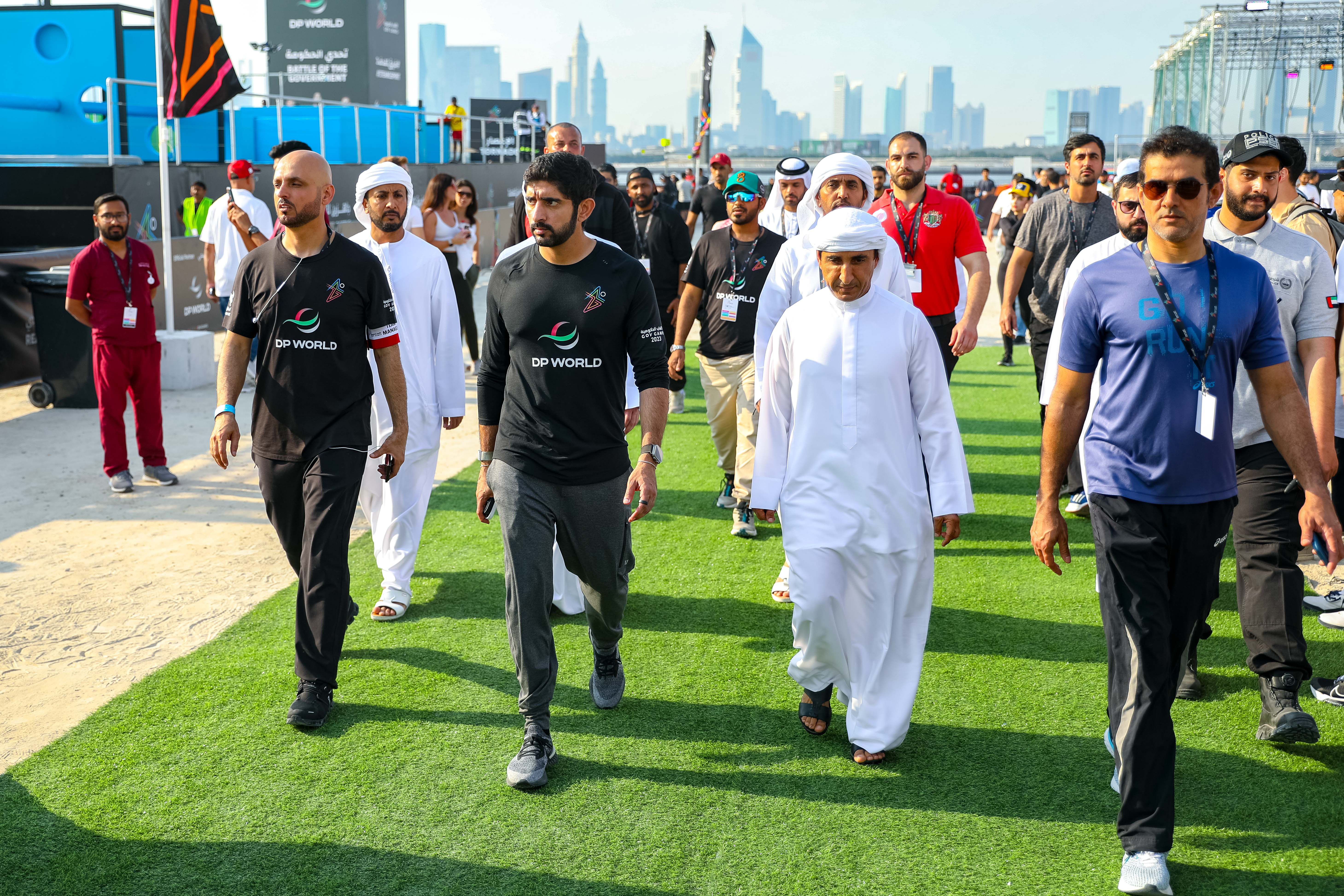 Hamdan bin Mohammed attends launch of Gov Games 2023 at Dubai Design District
