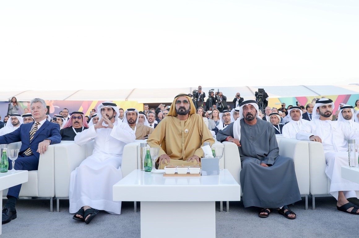 Mohammed bin Rashid attends the launch of Dubai Airports’ new brand