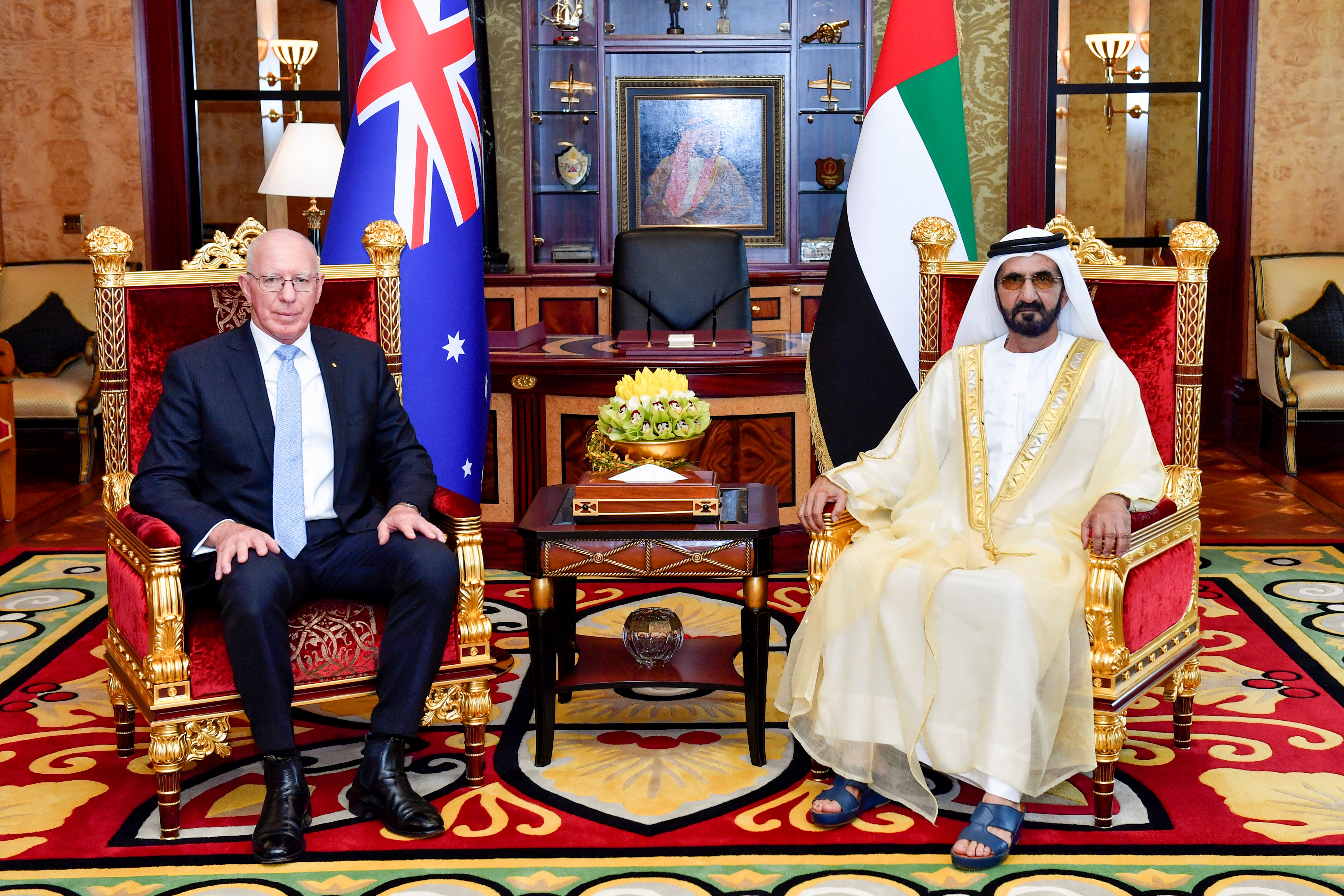 Mohammed bin Rashid receives Australia's Governor-General