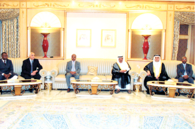 Hamdan bin Rashid receives Ramadan well-wishers and Romanian Consul General