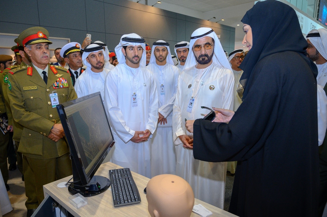 Mohammed bin Rashid visits IDEX for second day