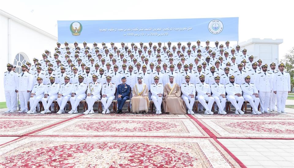 Hamdan bin Mohammed attends 19th graduation ceremony of Rashid Bin Saeed Al Maktoum Naval College