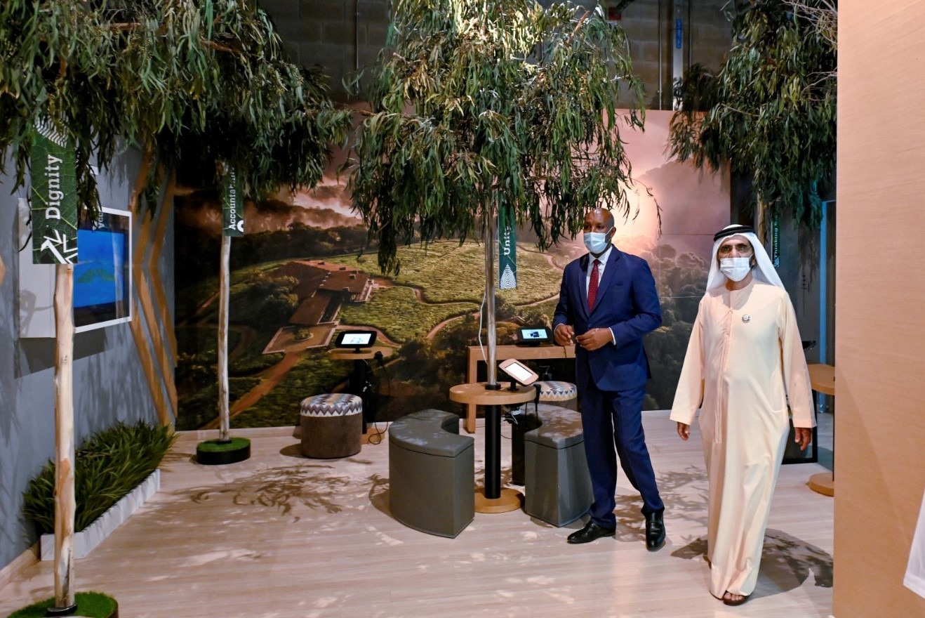 Mohammed bin Rashid meets Presidents of Botswana, Zimbabwe, Mauritius, CEO of Snap Inc. at Expo 2020 Dubai
