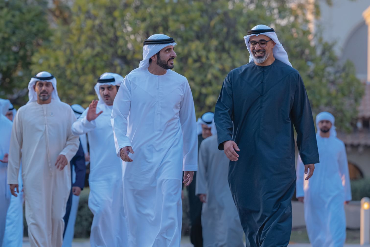 Crown Prince of Abu Dhabi, Crown Prince of Dubai meet over Iftar banquet at Nad Al Sheba retreat in Dubai