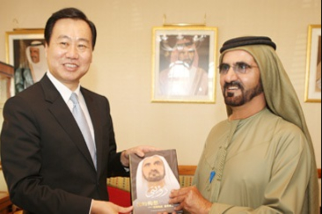 Mohammed bin Rashid receives Mayor of Dalian Province in China