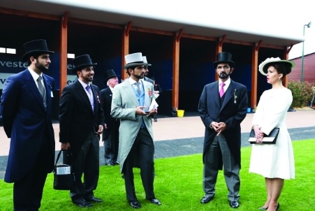 محمد بن راشد يستقبل ولي عهد بلجيكا