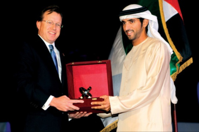 Hamdan bin Mohammed wins US Business Council award
