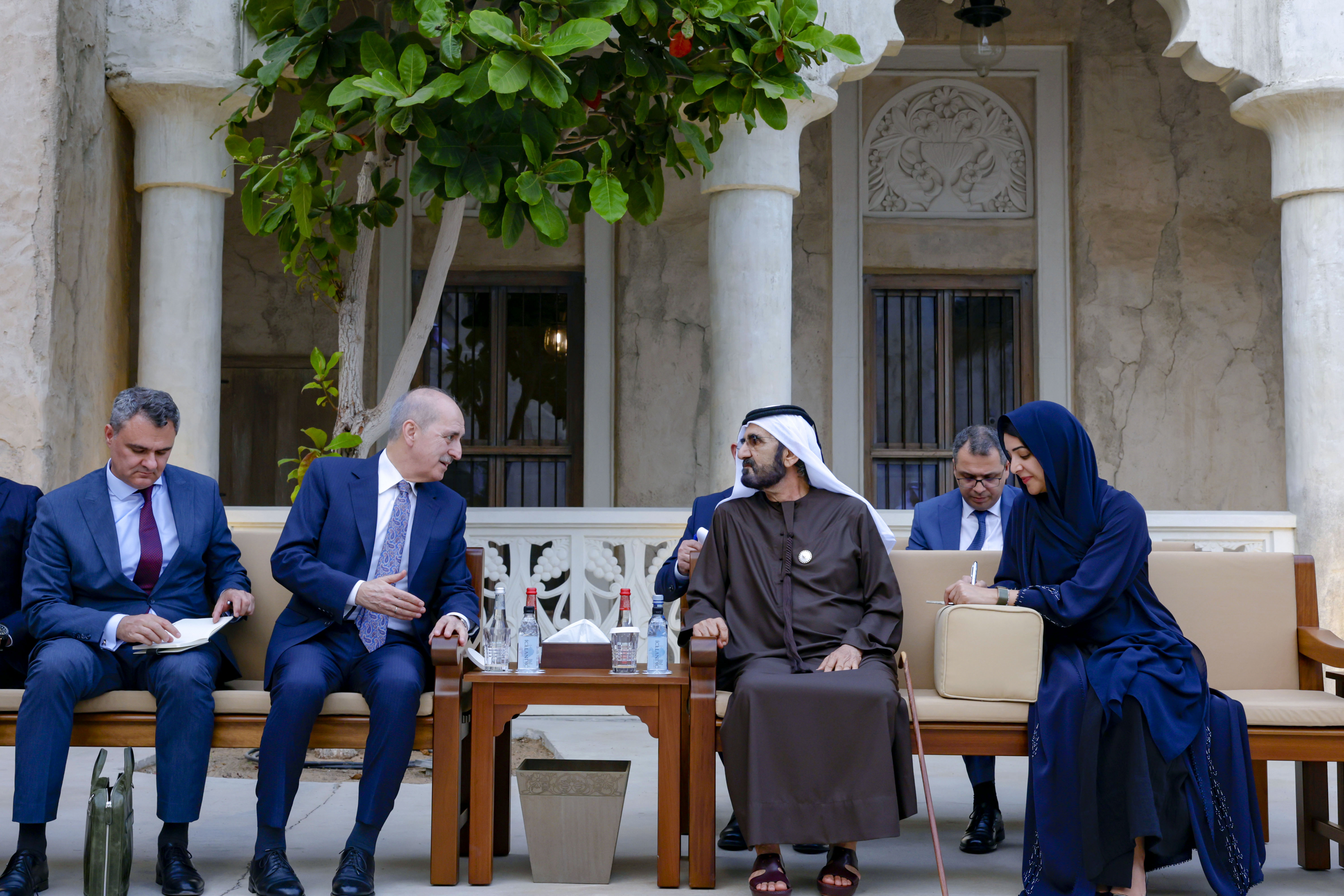 Mohammed bin Rashid receives Speaker of Turkish Grand National Assembly