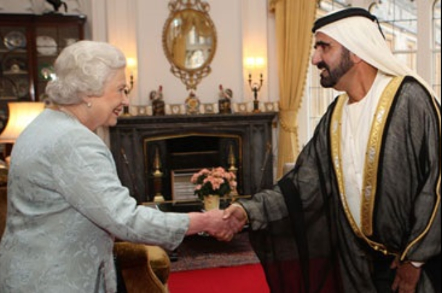 Mohammed Bin Rashid meets Queen Elizabeth II