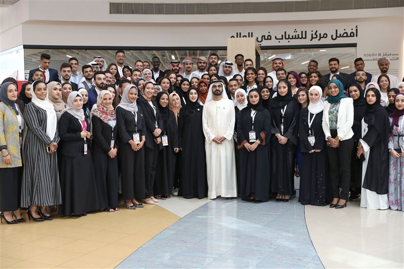 Mohammed bin Rashid meets with young Arab media leaders
