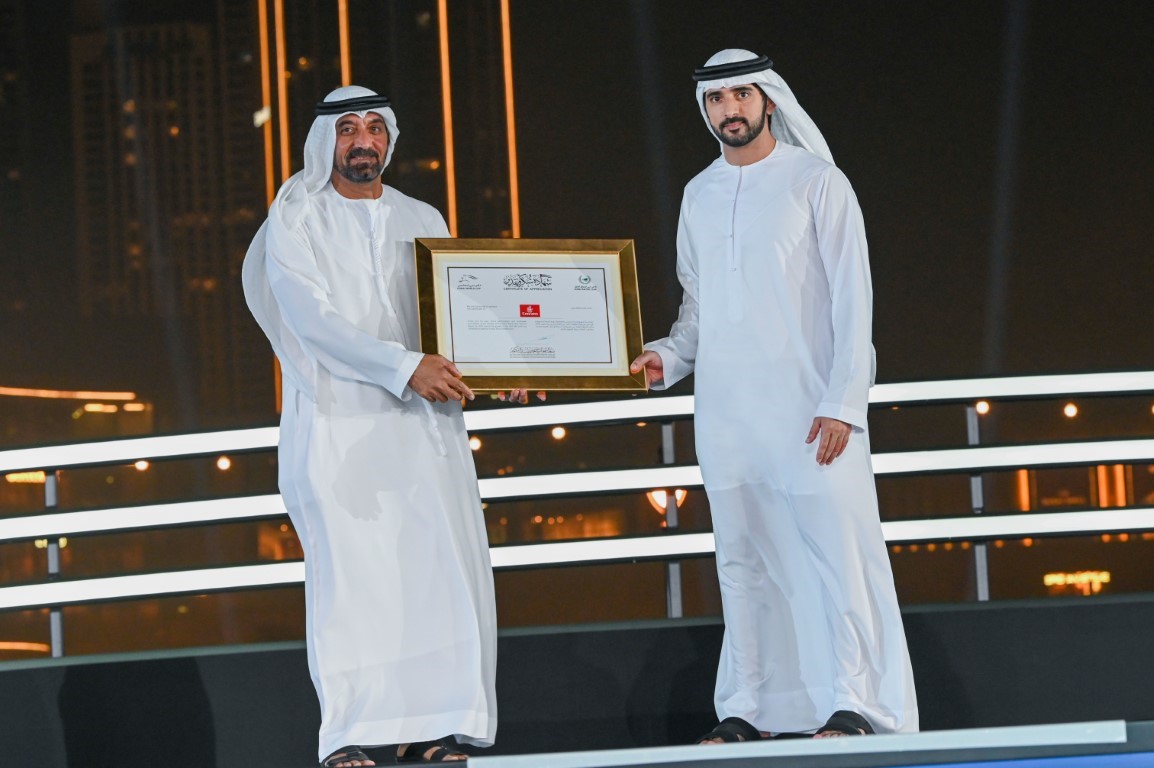 Hamdan bin Mohammed welcomes guests participating in Dubai World Cup