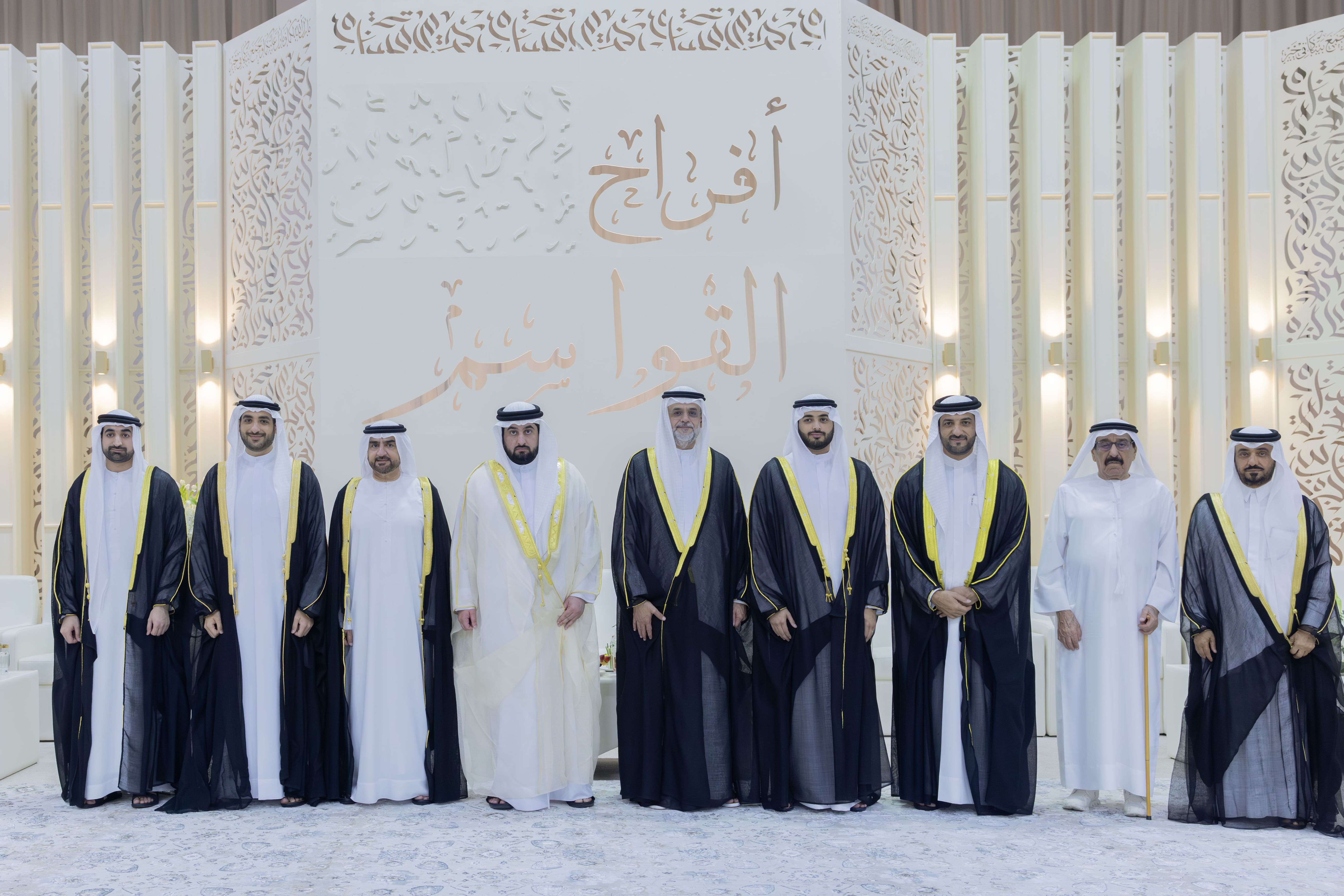 أحمد بن محمد يحضر أفراح القاسمي