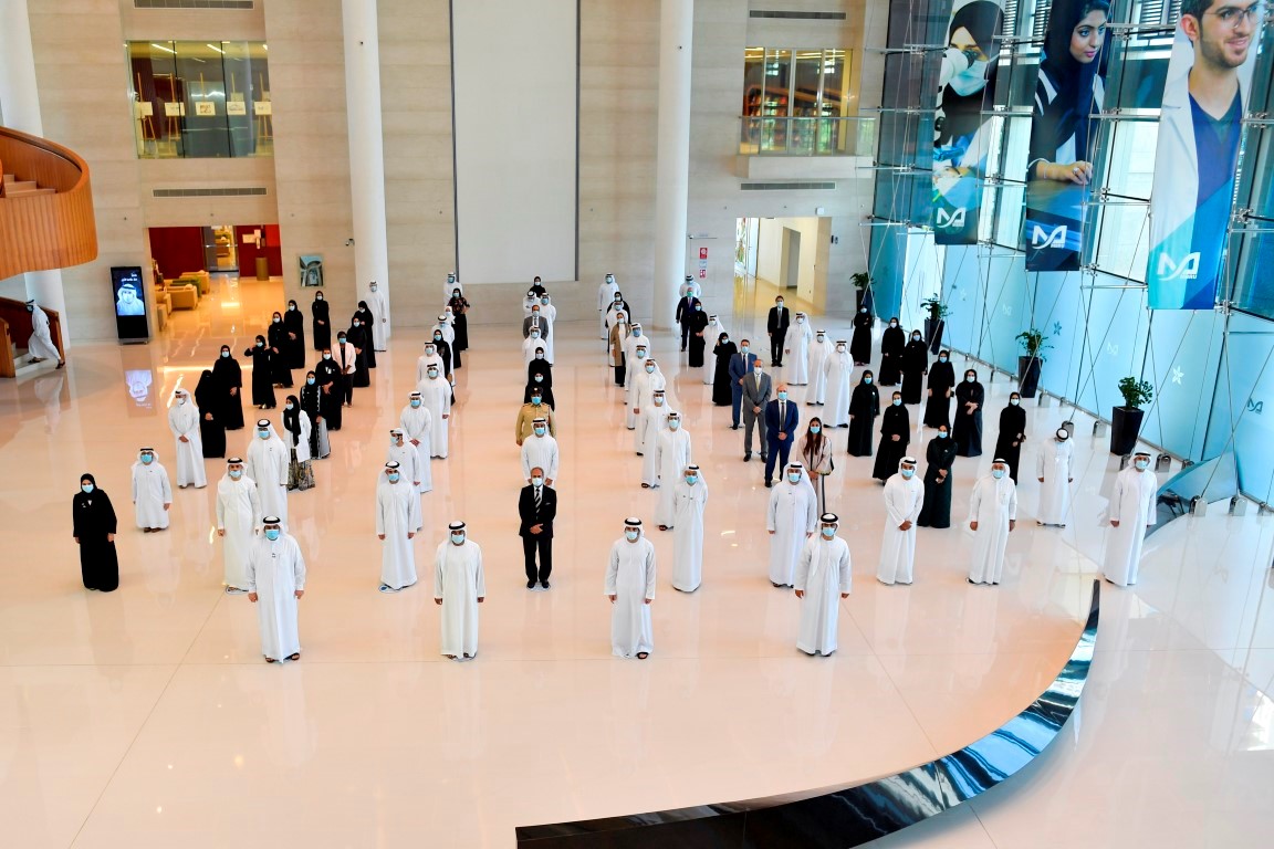 Hamdan bin Mohammed visits Mohammed Bin Rashid University of Medicine and Health Sciences