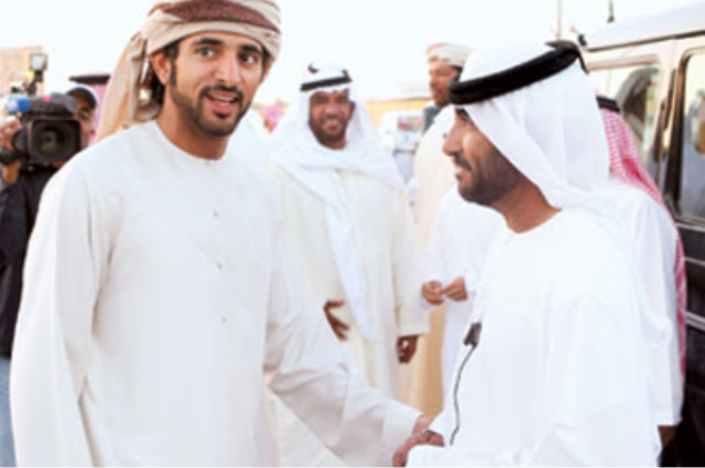 Hamdan bin Mohammed attends the closing Camel Racing Festival at Al Marmoom