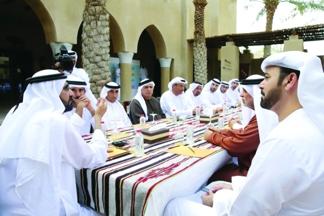 محمد بن راشد يزور وزارة الخارجية