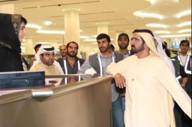 Mohammed bin Rashid visits Dubai International Airport new terminals 