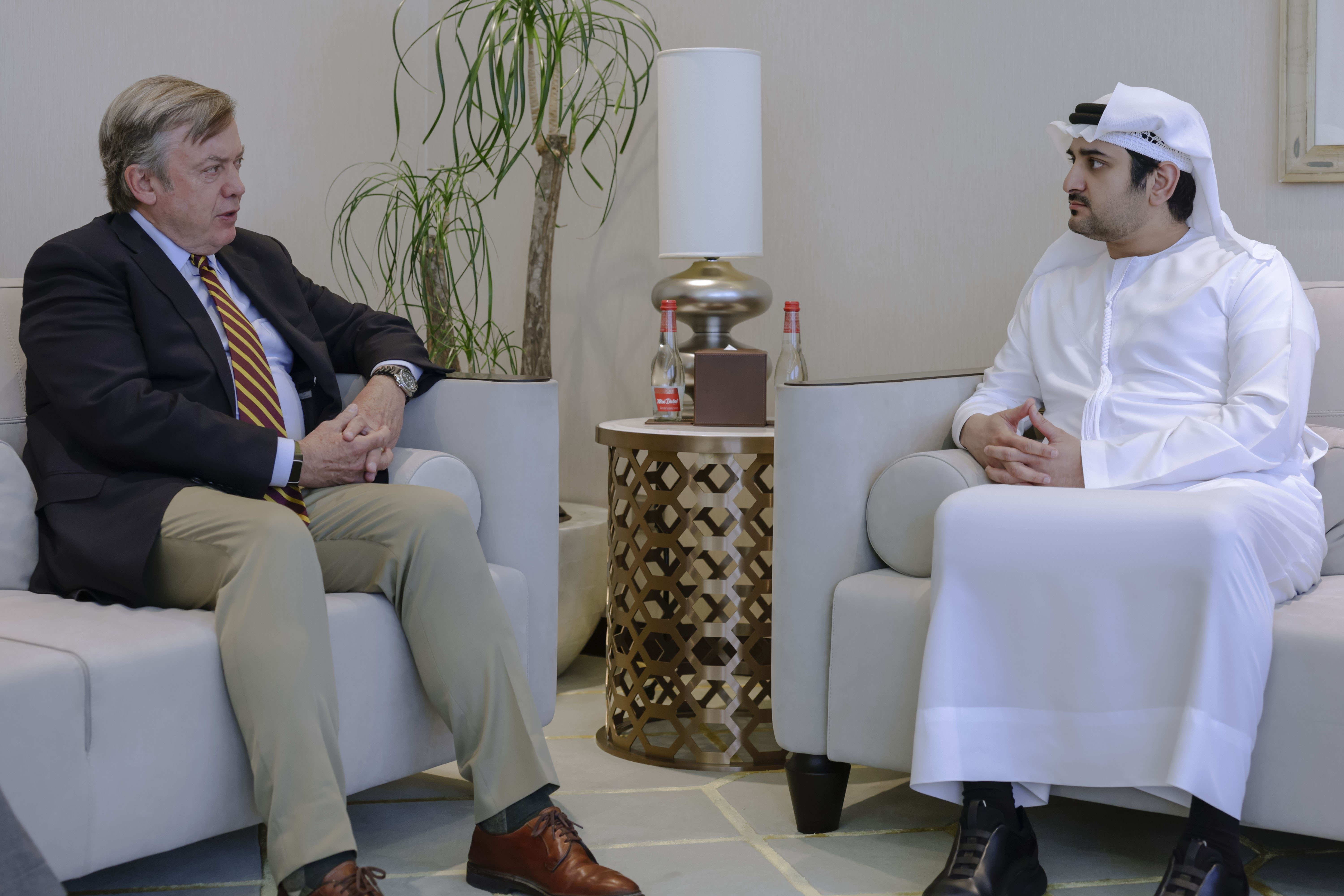 Maktoum bin Mohammed meets with President of Arizona State University